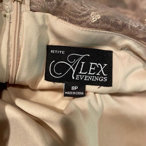 #701 ALEX EVENINGS PETITE nwt Mother of bride/groom gown - Picture 10 of 12
